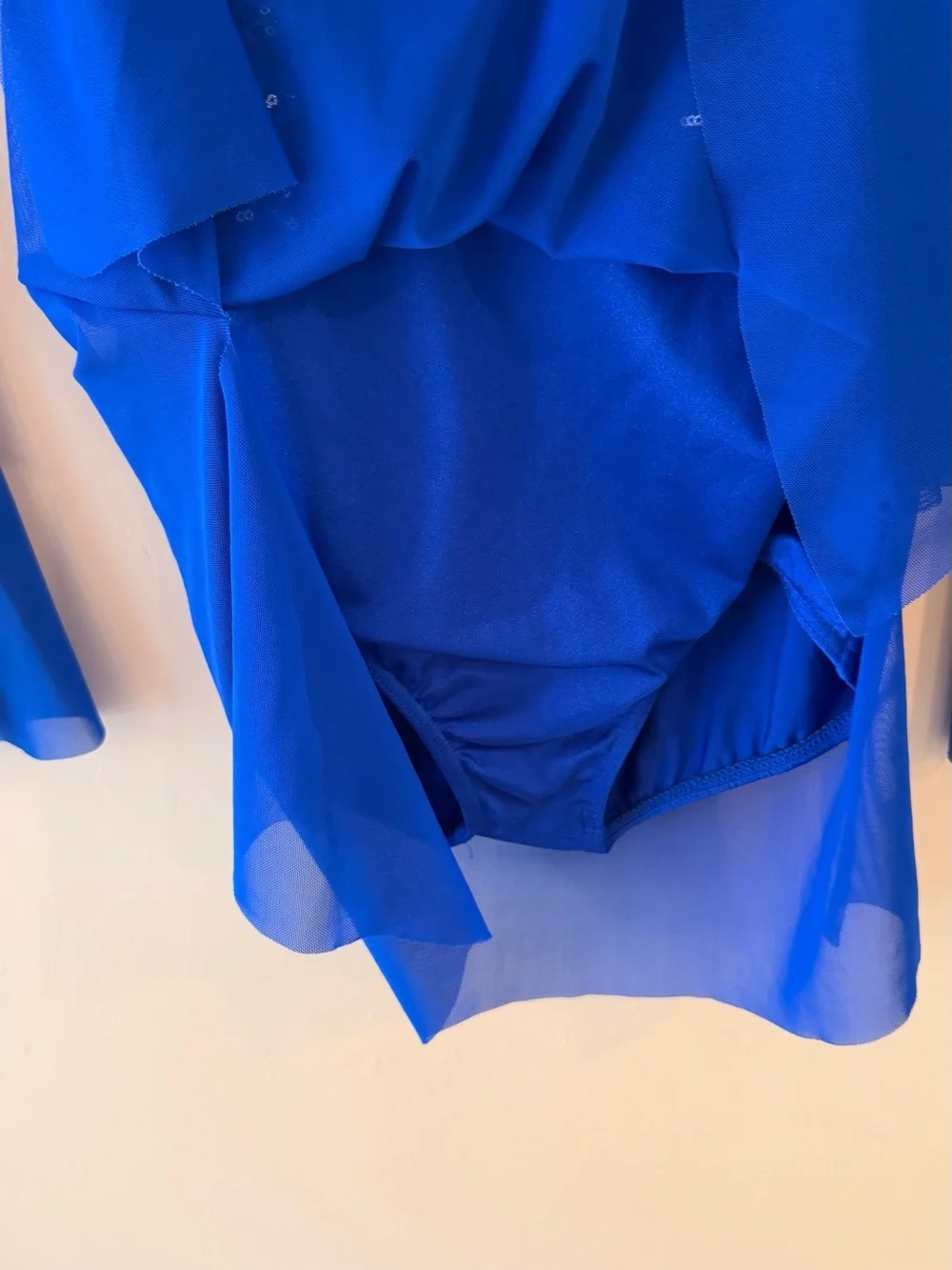 Weissman Royal Blue lyrical dance costume XSA